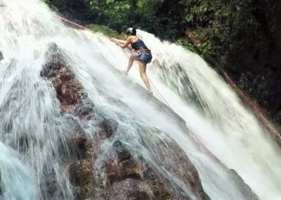 Escalada en el Velo de las Ninfas